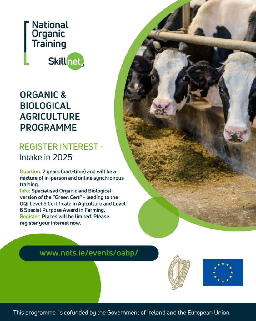 Organic & Biological Programme – Register Interest